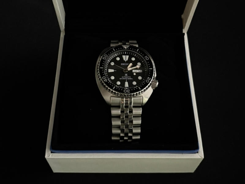 Relógio Seiko Prospex Divers 200M, modelo conhecido como T - leilão extrajudicial - Não informado BR - lance mínimo R$ 3.100