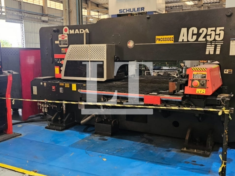 Puncionadeira - Marca Amada Cnc - Modelo AC255NT - Fase 3 - - leilão extrajudicial - Não informado BR - lance mínimo R$ 240.000
