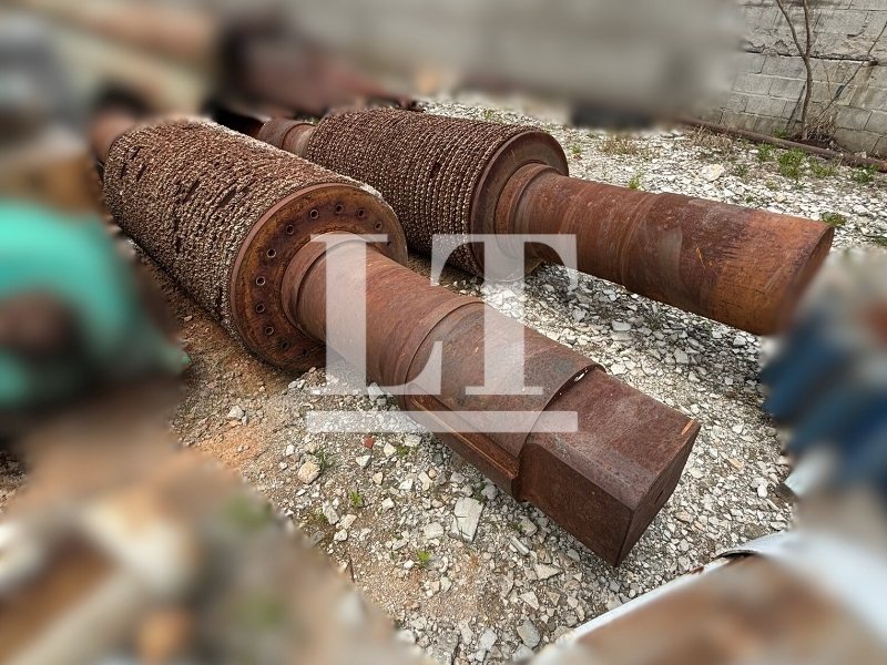 Cinco Eixos de moenda - Aproximadamente 50 toneladas ** (Val - leilão extrajudicial - Não informado BR - lance mínimo R$ 2